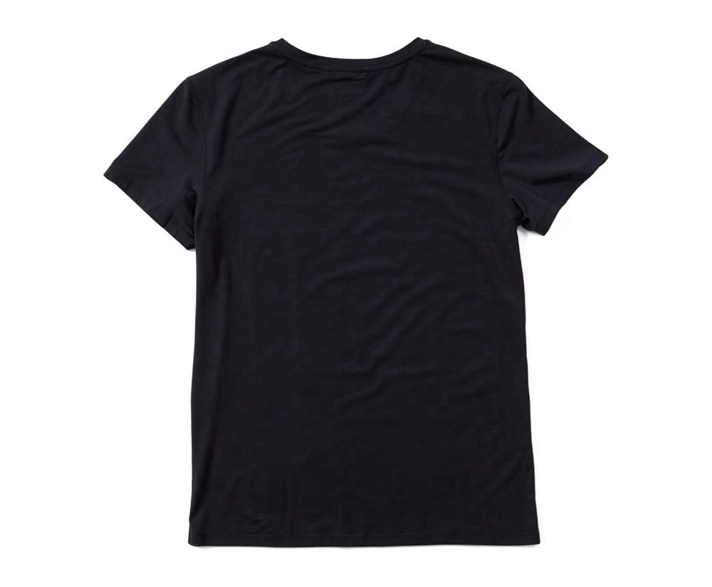 Merrell Short Sleeve Black - Tencel™ Tee - Womens 46JQAGLNW